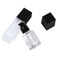 20ml 30ml square glass essence cosmetic liquid foundation lotion bottle with pump